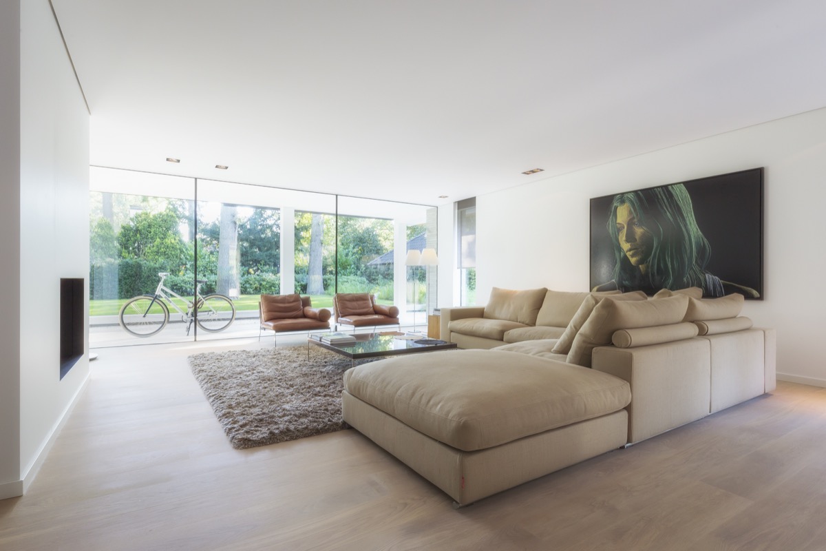 Woonkamer met tuinzicht